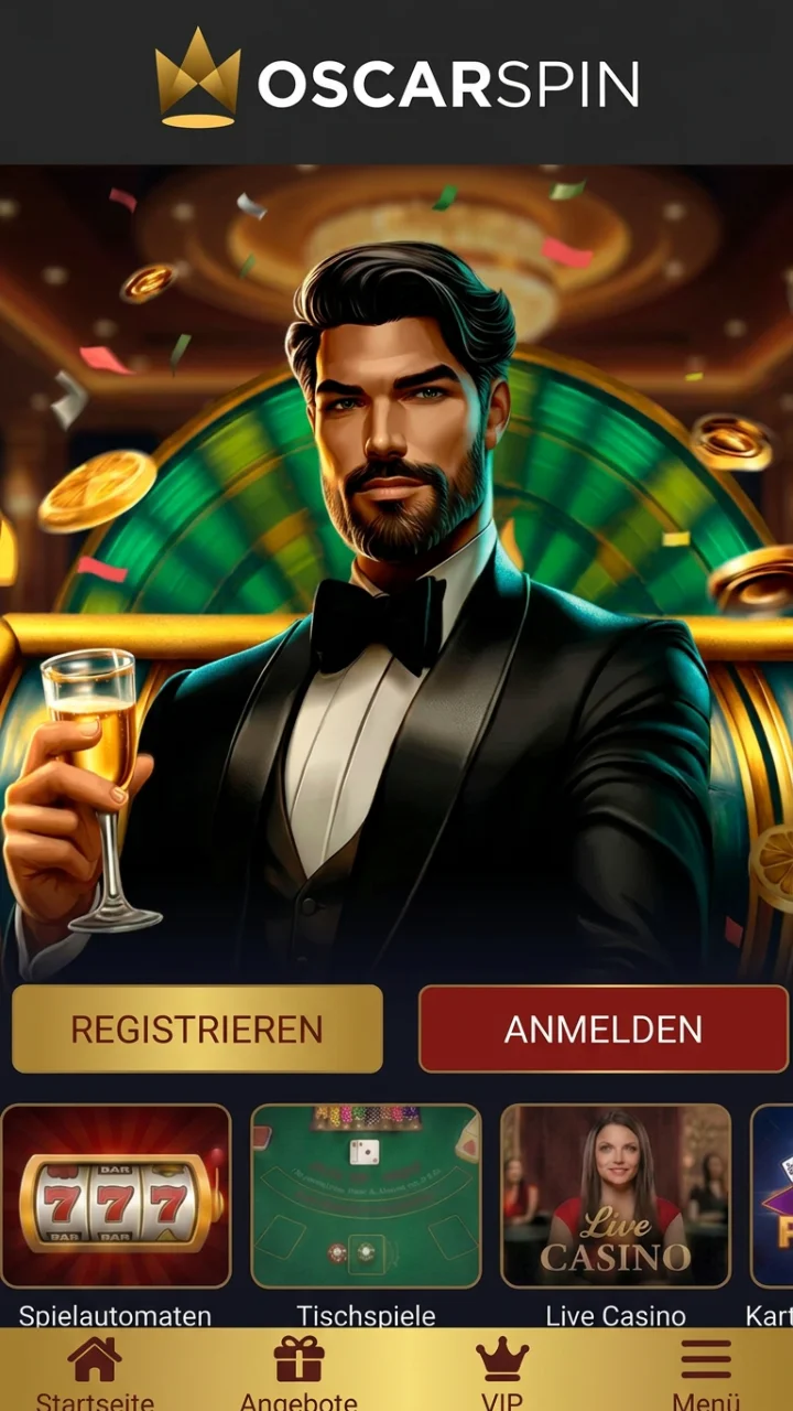 oscarspin mobile app
